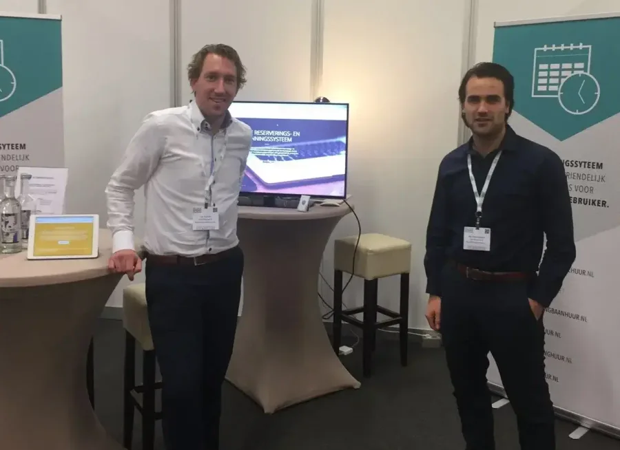 Jop ja Bas Vakbeurs Sportaccommodaties messil